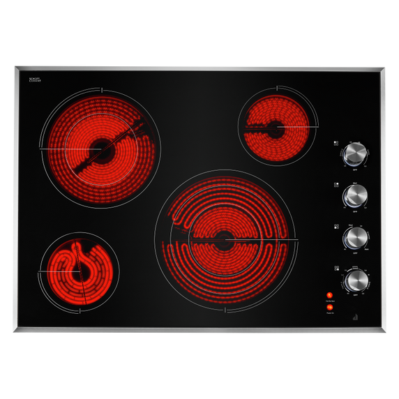 Jennair® Lustre Stainless 30 Electric Radiant Cooktop JEC3430HS