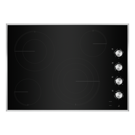 Jennair® Lustre Stainless 30 Electric Radiant Cooktop JEC3430HS