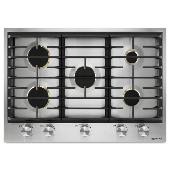 Jennair® Euro-Style 30 5-Burner Gas Cooktop JGC3530GS