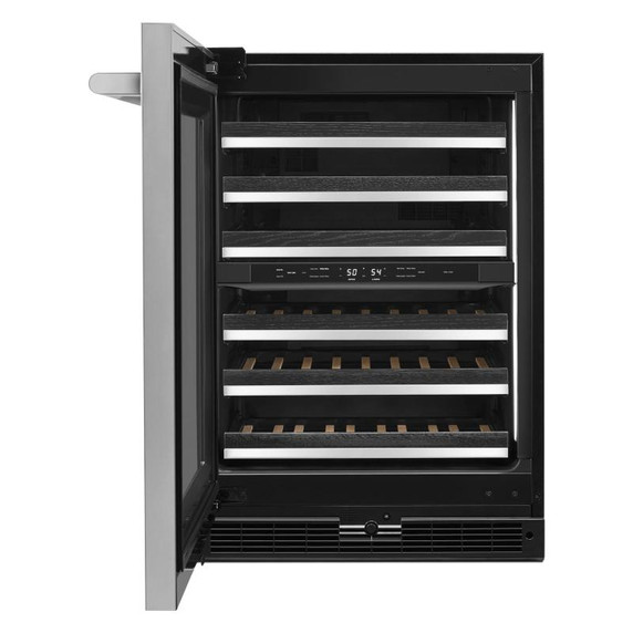 Jennair® RISE™ 24" Built-In Undercounter Wine Cellar, Left Swing JUWFL242HL