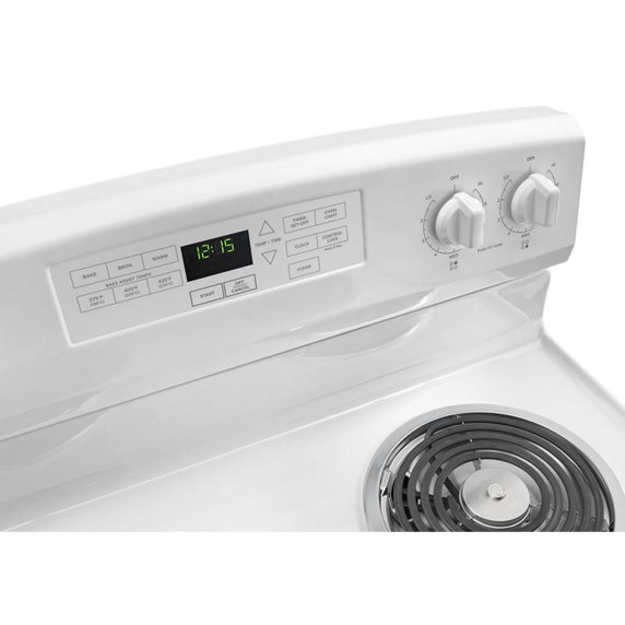 30-inch Amana® Electric Range with Self-Clean Option YACR4503SFW