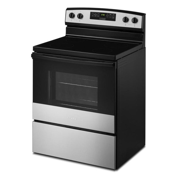 30-inch Amana® Electric Range with Extra-Large Oven Window YAER6303MMS
