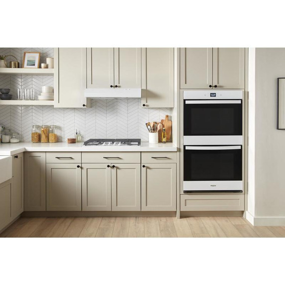 Whirlpool® 30" Range Hood with Dishwasher-Safe Full-Width Grease Filters WVU17UC0JW Whirlpool® 30" Range Hood with Dishwasher-Safe Full-Width Grease Filters WVU17UC0JW