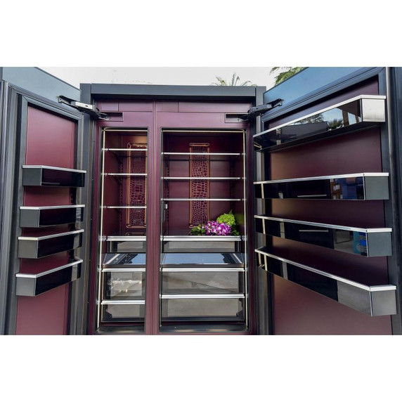 Carbon 30" Cuts By JennAir Leather Panel CARBON30L