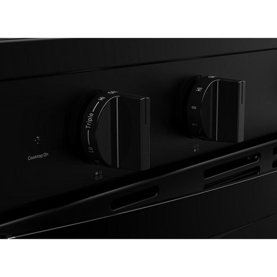 Whirlpool® 30-inch Smart Electric Smart Range with Air Cooking Technology, No Preheat Air Fry, High Speed Preheat Oven, WipeClean™ Coating, and Steam/Self Clean YWFES7530RB