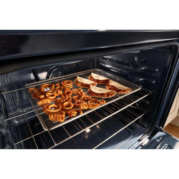 Whirlpool® 30-inch Smart Gas Range with True Convection, Steam/Self Cleaning, Rapid Preheat 5.3 CuFt Capacity WFGS7530RZ