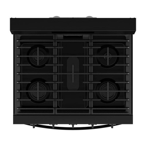 Whirlpool® 30-inch Gas Range with Air Fry and Air Baking, Self Cleaning, Rapid Preheat 5.0 CuFt Capacity WFGS5030RB