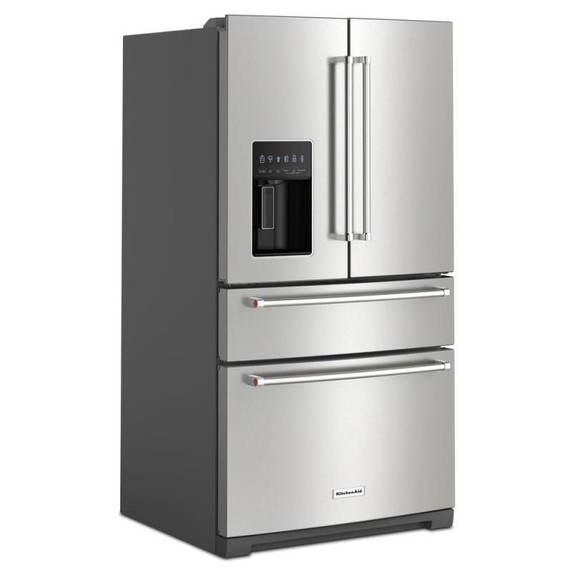Kitchenaid® 26.2 Cu. Ft. Multi-Door French Door Refrigerator with Platinum Interior KRMF536RPS