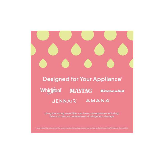 everydrop® Refrigerator Water Filter A - EDRARXD1B (Pack of 1) EDRARXD1B