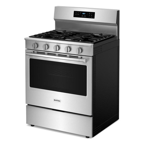 Maytag® 30-Inch Convection Gas Range With No Preheat Air Fry and Air Baking - 5.0 Cu. Ft. MFGS6030RZ