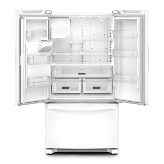 Whirlpool® 36-Inch Wide French Door Bottom Mount Refrigerator - 25 cu. ft. WRFF3436RW