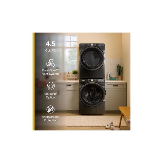Whirlpool® 5.2 cu. ft. I.C.E. Smart Front Load ENERGY STAR® Certified Washer with FreshFlow™ Vent System WFW5720RU