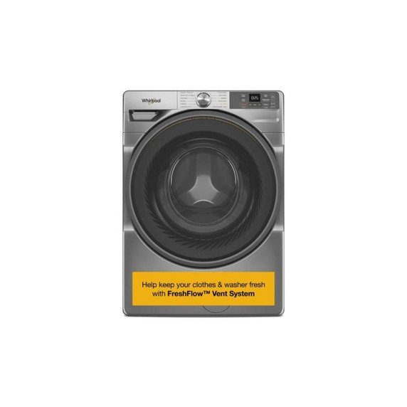 Whirlpool® 5.2 cu. ft. I.E.C. Smart Front Load ENERGY STAR® Certified Washer with FreshFlow™ Vent System WFW5720RR