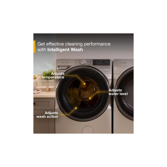 Whirlpool® 5.2 cu. ft. I.E.C. Smart Front Load ENERGY STAR® Certified Washer with FreshFlow™ Vent System WFW5720RR