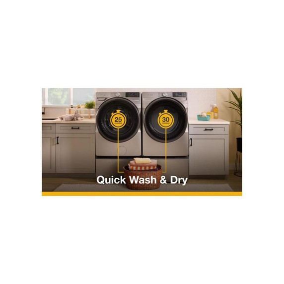 Whirlpool® 5.2 cu. ft. I.E.C. Smart Front Load ENERGY STAR® Certified Washer with FreshFlow™ Vent System WFW5720RR