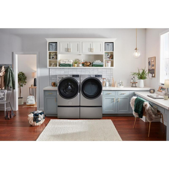 Whirlpool® 5.2 cu. ft. Smart Front Load ENERGY STAR® Certified Washer with FreshFlow™ Vent System WFW5720RR Whirlpool® 5.2 cu. ft. Smart Front Load ENERGY STAR® Certified Washer with FreshFlow™ Vent System WFW5720RR