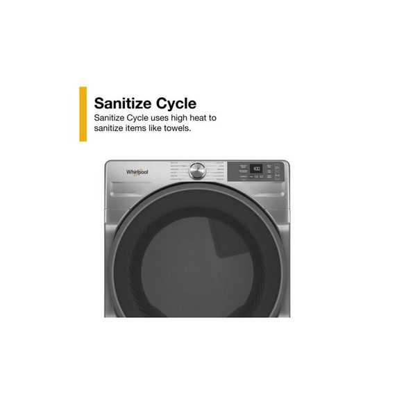 Whirlpool® 7.4 cu. ft. Smart Front Load ENERGY STAR® Certified Gas Dryer with Wrinkle Shield™ Option WGD5720RR