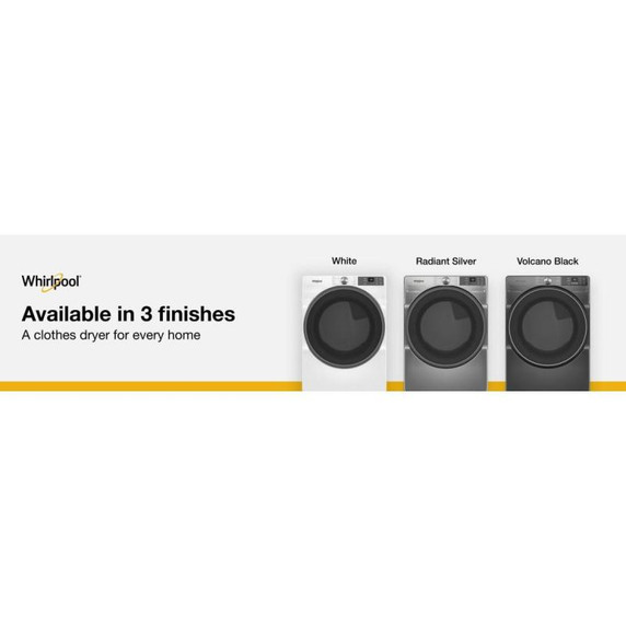Whirlpool® 7.4 cu. ft. Smart Front Load ENERGY STAR® Certified Gas Dryer with Wrinkle Shield™ Option WGD5720RR