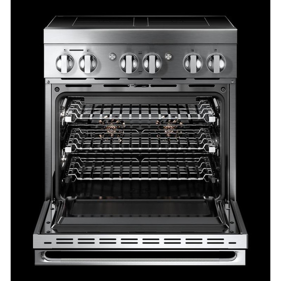 Jennair® NOIR™ 30" Induction Professional-Style Range JPIFC730RM Jennair® NOIR™ 30" Induction Professional-Style Range JPIFC730RM