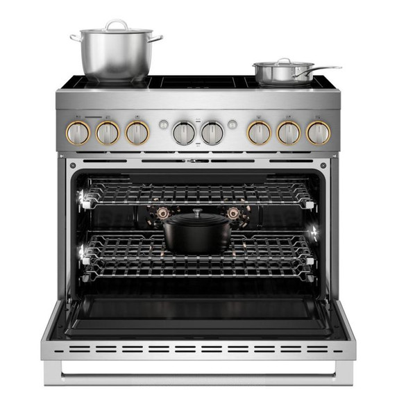 Jennair® RISE™ 36" Induction Professional-Style Range JPIFC736RL
