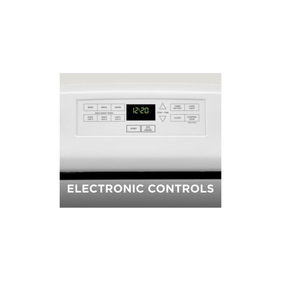 30-inch Amana® Electric Range with Bake Assist Temps ACR4303MFW 30-inch Amana® Electric Range with Bake Assist Temps ACR4303MFW