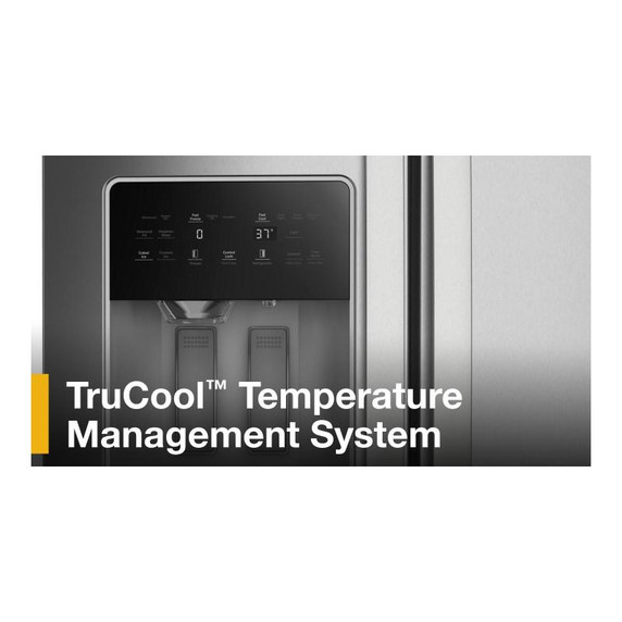 Whirlpool® 36-inch Full Depth Side-by-Side Refrigerator with TruCool™ System WRSF5536RZ