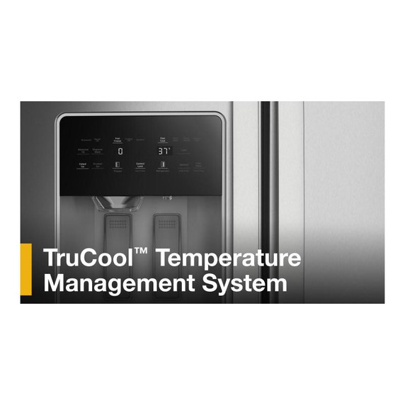 Whirlpool® 36-inch Counter Depth Side-by-Side Refrigerator with TruCool™ System WRSC5536RZ Whirlpool® 36-inch Counter Depth Side-by-Side Refrigerator with TruCool™ System WRSC5536RZ