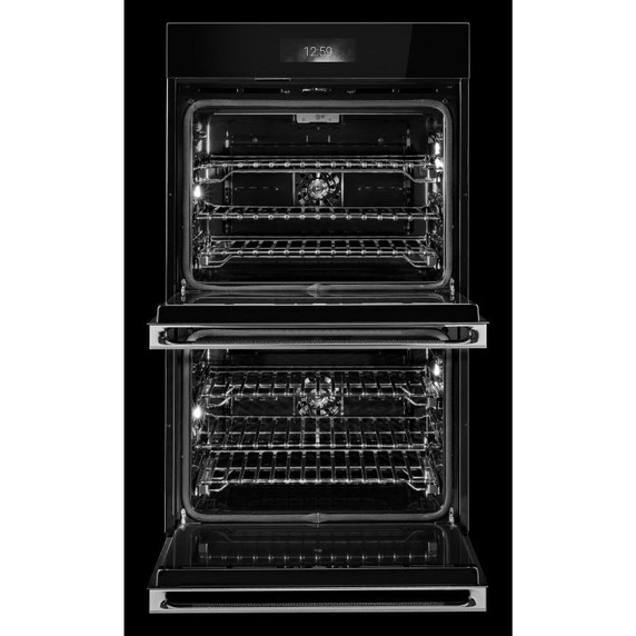 Jennair® NOIR™ Double Wall Oven with MultiMode® True Convection with Smooth Glide Flat-Tine Racks JOEDC530RM