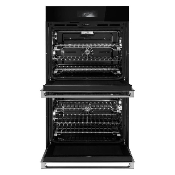 Jennair® NOIR™ Double Wall Oven with MultiMode® True Convection with Smooth Glide Flat-Tine Racks JOEDC530RM