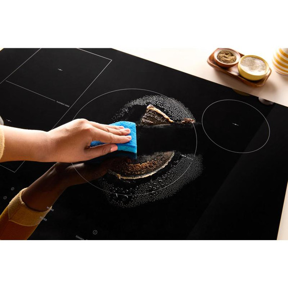 Whirlpool® 30" Intelligent Induction Cooktop with Temp Cook™ Technology and WipeClean™ Coating WCIT7530SB
