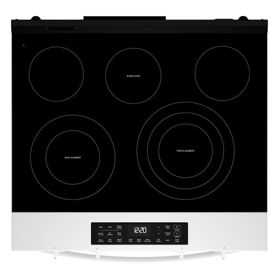 Whirlpool® 30-inch Electric Range with Air Cooking Technology YWSES5030SW