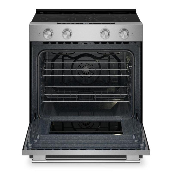 Kitchenaid® 5.3 Cu. Ft. Smart Slide-in Electric Range with Convection Cooking Modes YKSES330SPS