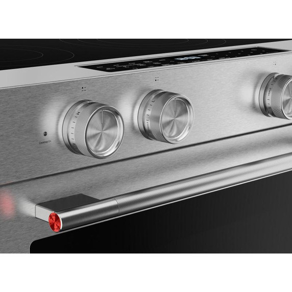 Kitchenaid® 5.3 Cu. Ft. Smart Slide-in Electric Range with Convection Cooking Modes YKSES330SPS