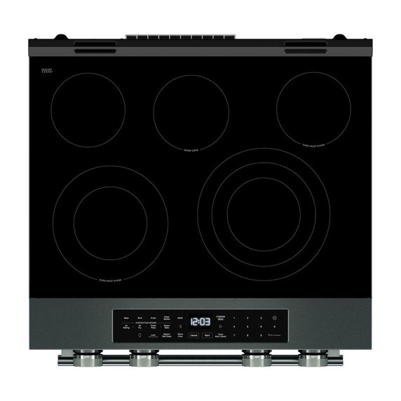 Kitchenaid® 5.3 Cu. Ft. Slide-in Electric Range with Two Even-Heat™ Hyper Elements and Convection Cooking Modes YKSES530SJP