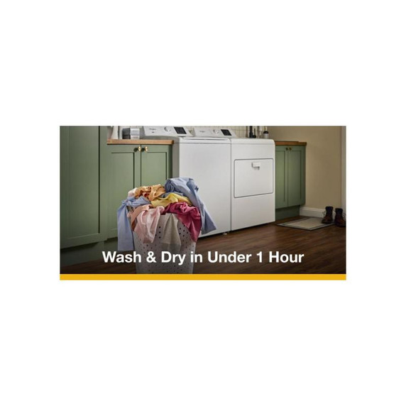 4.8 - 4.9 Cu. Ft. I.E.C. Whirlpool® Top Load Washer with 2-in-1 Removable Agitator. WTW4107SW