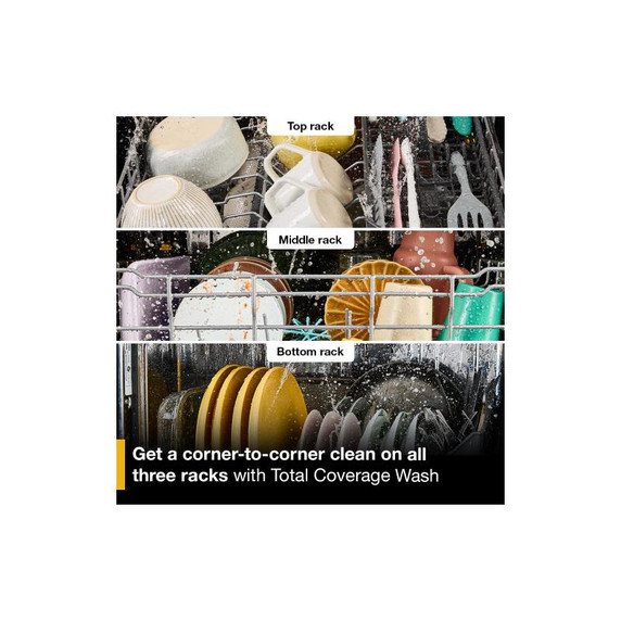 Whirlpool® 24-Inch Dishwasher with Total Coverage Wash Action and Auto Open Air Dry in Fingerprint Resistant Stainless Steel WDPS8024SZ