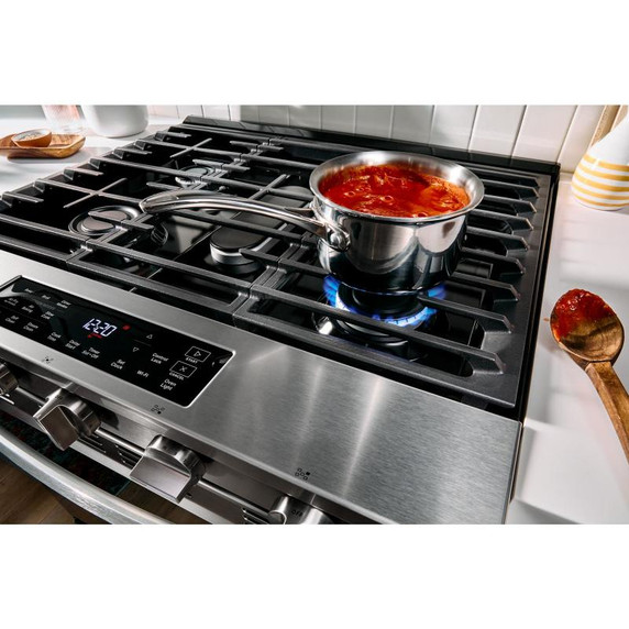 Whirlpool® 30-inch Gas Range with Air Cooking Technology WSGS5030SW Whirlpool® 30-inch Gas Range with Air Cooking Technology WSGS5030SW