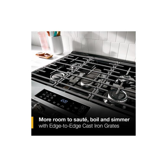 Whirlpool® 30-inch Gas Range with Air Cooking Technology WSGS5030SW Whirlpool® 30-inch Gas Range with Air Cooking Technology WSGS5030SW