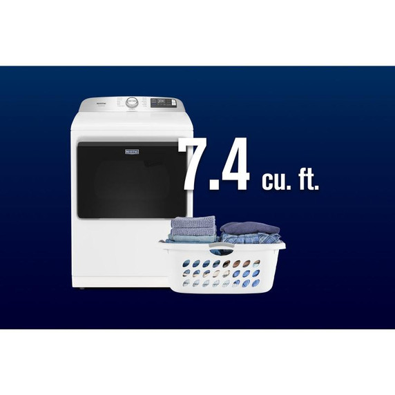 Maytag® 7.4 Cu. Ft. Pet Pro Top Load Electric Dryer with Extra Power and Sanitize Cycle YMED7205RW