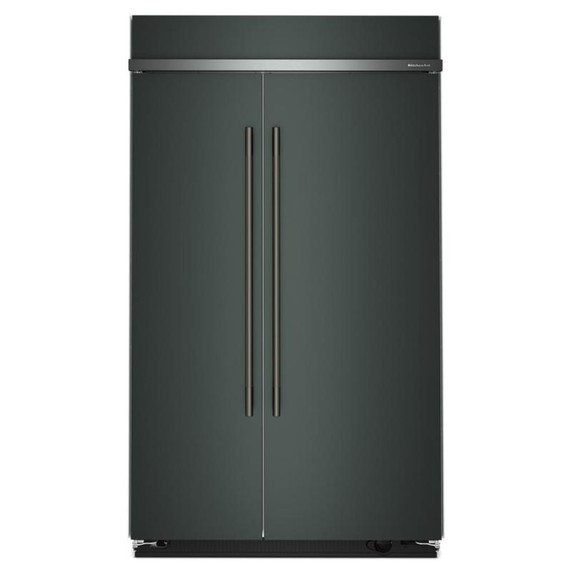 Kitchenaid® 30 Cu. Ft. 48" Built-In Side-by-Side Refrigerator with Platinum Interior KBSN748SJP