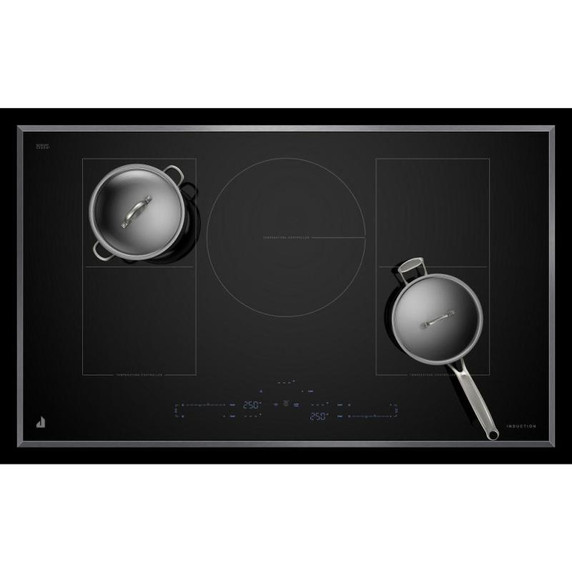 Jennair® 36" Lustre Smart Induction Cooktop with Temperature-Controlled Cooking JICT736SS