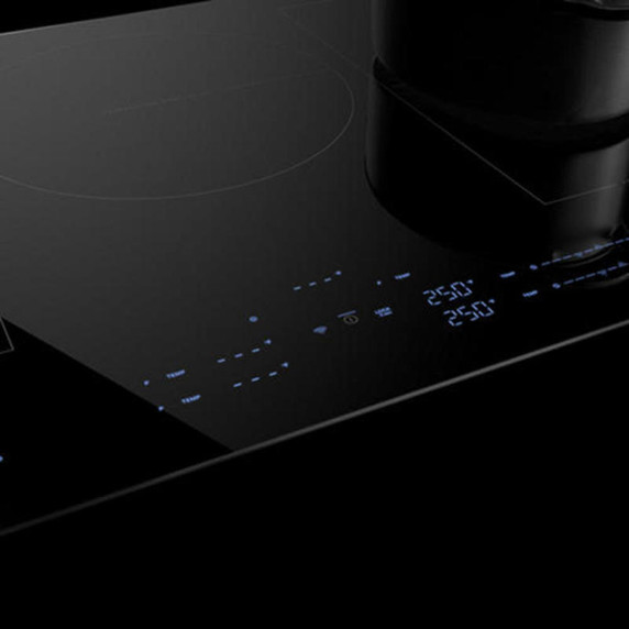 Jennair® 36" Oblivion Smart Induction Cooktop with Temperature-Controlled Cooking JICT736SB
