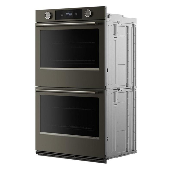 Kitchenaid® Smart Double Wall Oven with Assisted Cooking Modes KOED730SBE