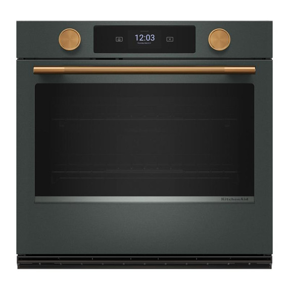 Kitchenaid® 30-inch Smart Electric Single Wall Oven with Assisted Cooking Modes - Juniper KOES730SJP