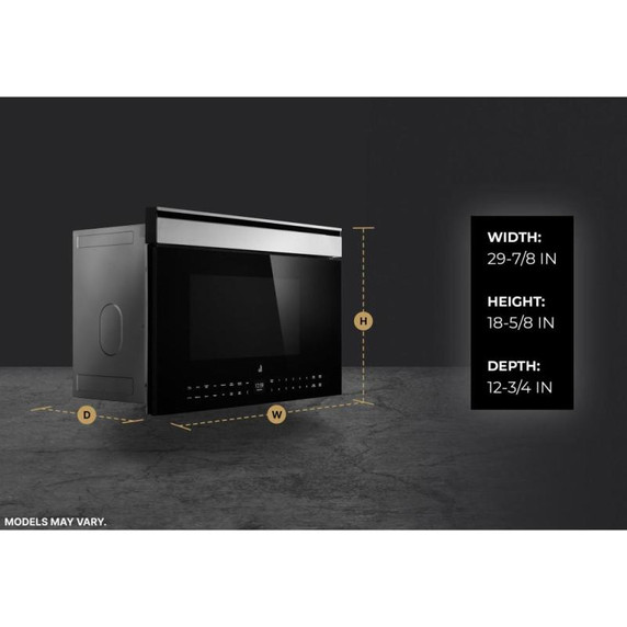 Jennair® NOIR™ 7-in-1 Flush, Built-in Microwave Oven YJOETC330SM