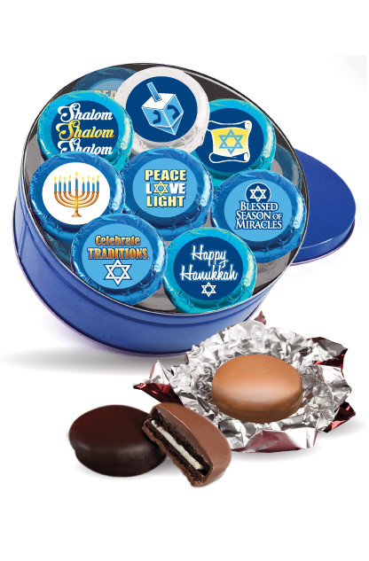 Hanukkah 16pc Chocolate Oreo Tin
