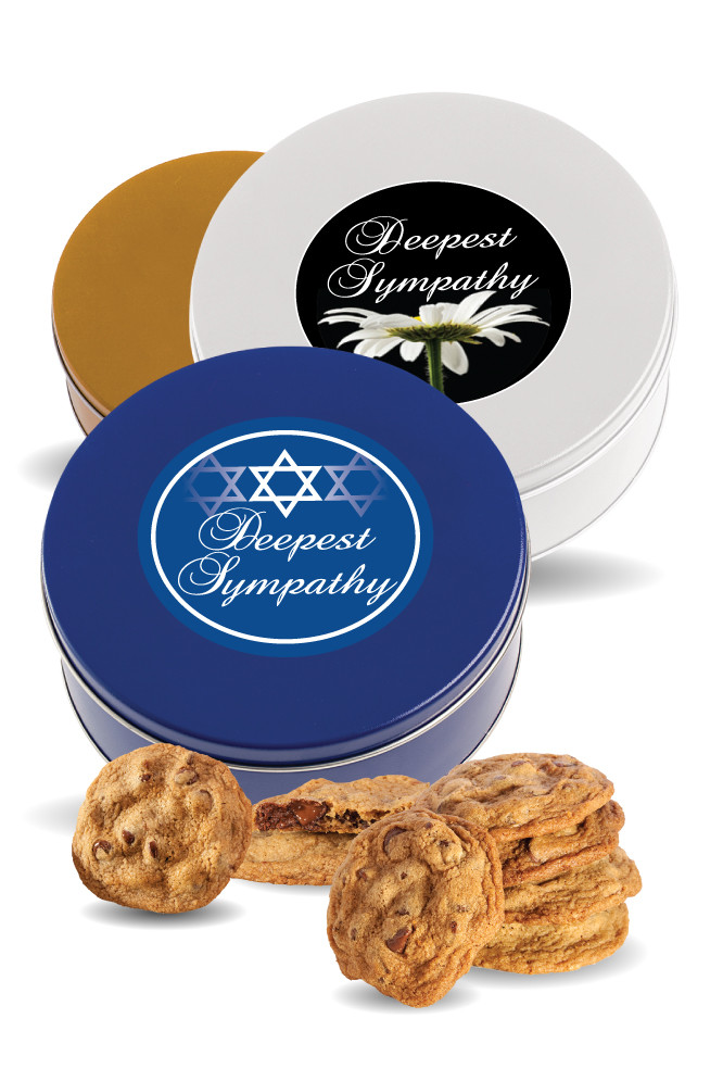 Sympathy/Shiva Fresh Chocolate Chip Cookie Tin