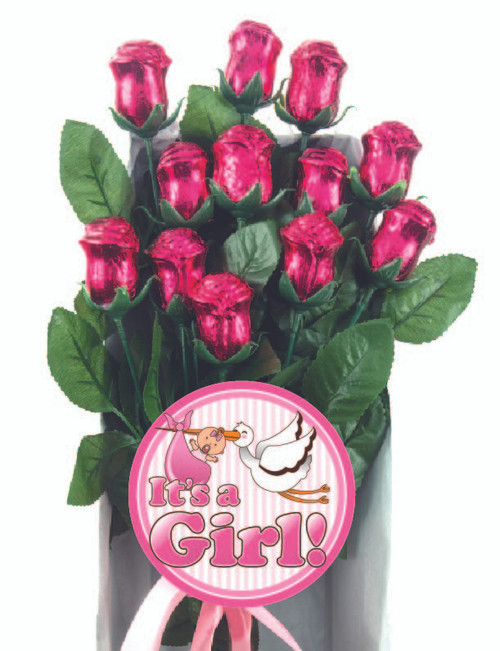 Valentine's Day Red Solid Chocolate Roses