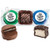 Custom Cookie Talk Chocolate Oreo & Marshmallow Trio - Green & Blue Foils