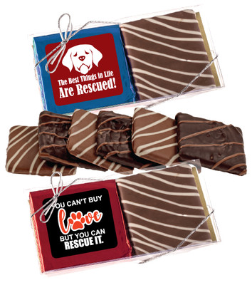 Dog Rescue Chocolate Graham Duo Box